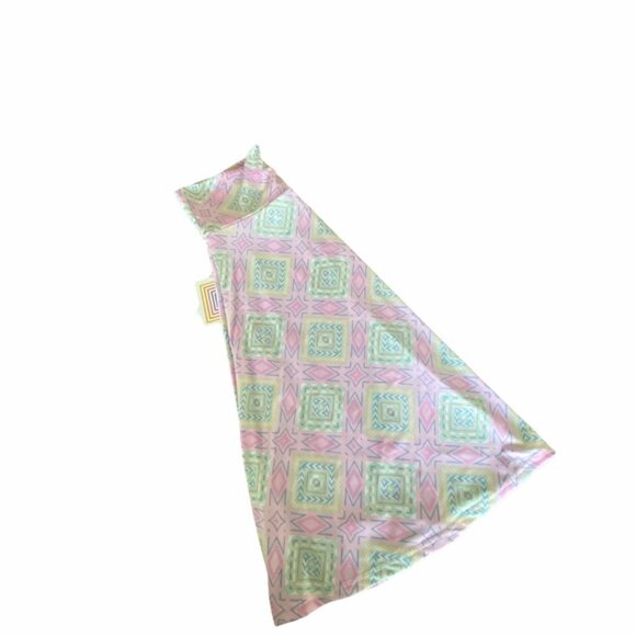 LulaRoe Azure Pastel Aztec Fit & Flare Skirt NWT, Women’s Size Small - Picture 8 of 10